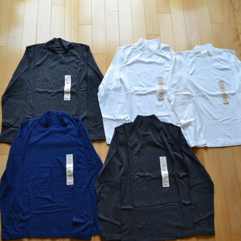 NWT St Johns Bay Lot of Mock Neck Long Sleeve Tees Size Medium